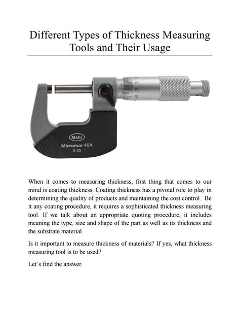 measures thickness of objects|thickness measuring tool.